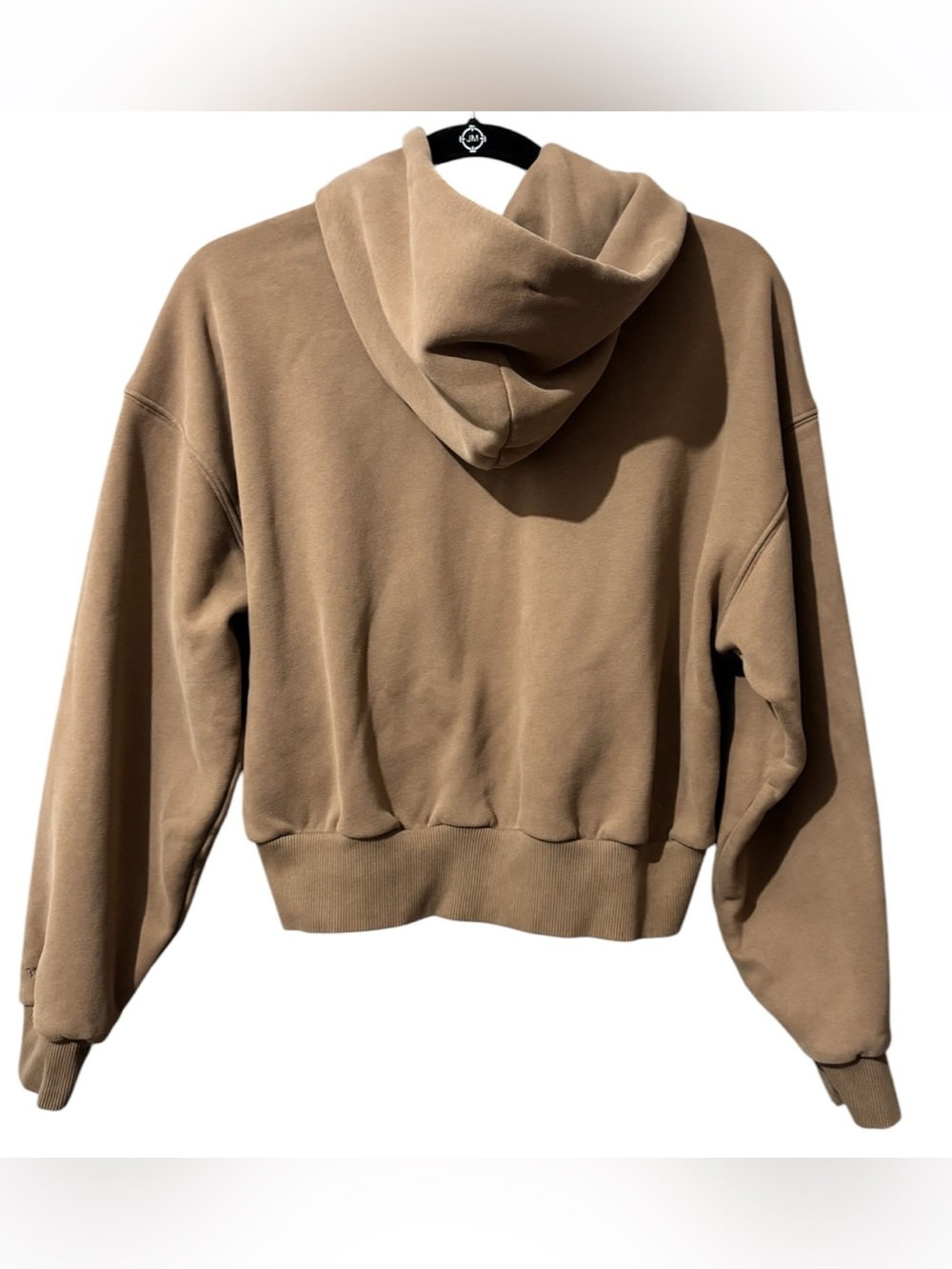 Vuori Womens Small Brown Restore Full Zip Hoodie Cropped Fleece Sweatshirt - Picture 5 of 7